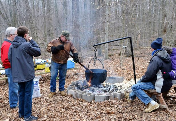 Making Kettle Corn