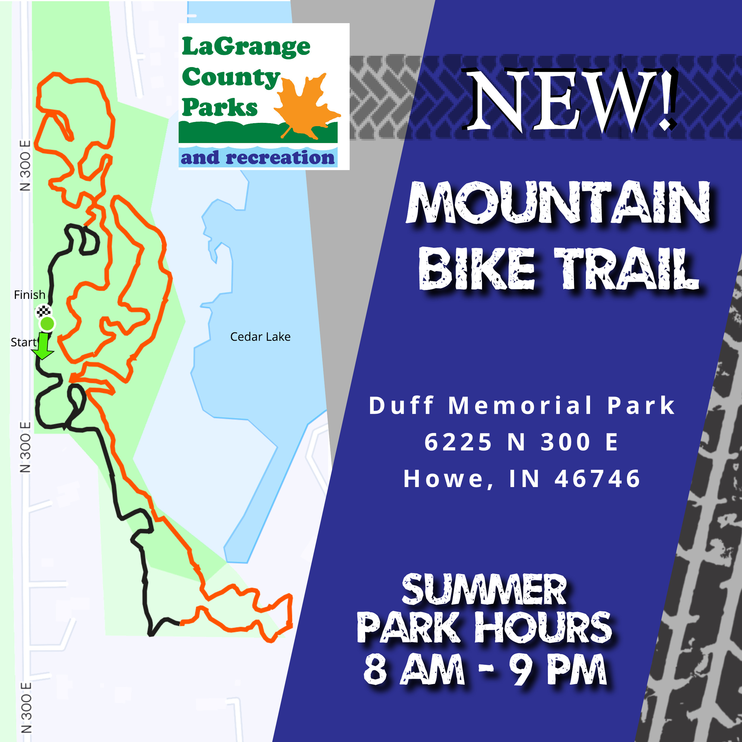 Duff Mountain Bike Trail